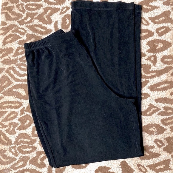 Chicos Travelers Pull On Pants Women’s Black Slinky wrinkle free Acetate Size XL - Picture 1 of 9